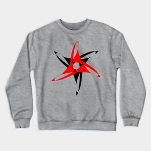 Red and Black Windmill Crewneck Sweatshirt